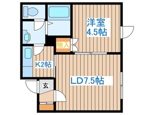 アイビル西町北の物件間取画像